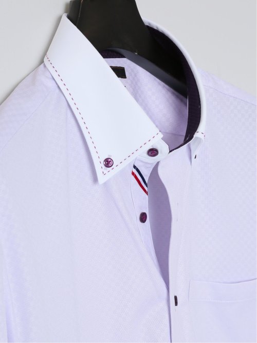 Biz トリコット ボタンダウン半袖 ビズシャツ