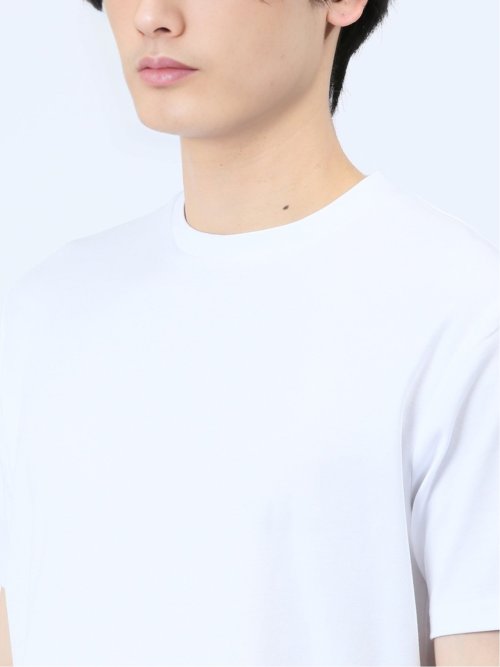 【DRESS T-SHIRT】綿ストレッチ クルーネック半袖Tシャツ