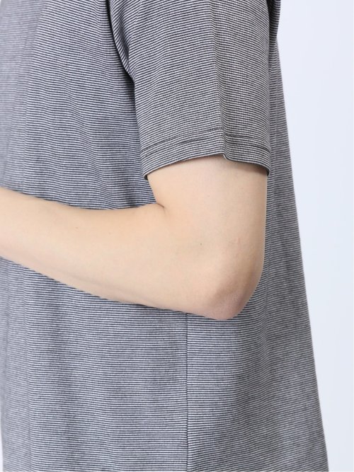 【DRESS T-SHIRT】綿ストレッチ クルーネック半袖Tシャツ