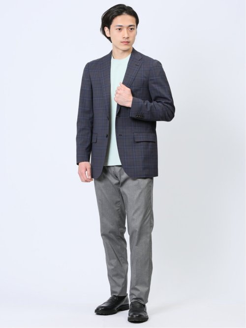 【DRESS T-SHIRT】綿ストレッチ クルーネック半袖Tシャツ