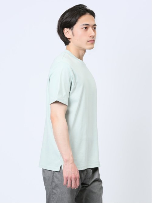 【DRESS T-SHIRT】綿ストレッチ クルーネック半袖Tシャツ