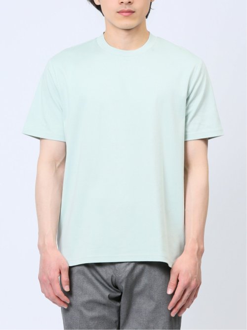 【DRESS T-SHIRT】綿ストレッチ クルーネック半袖Tシャツ