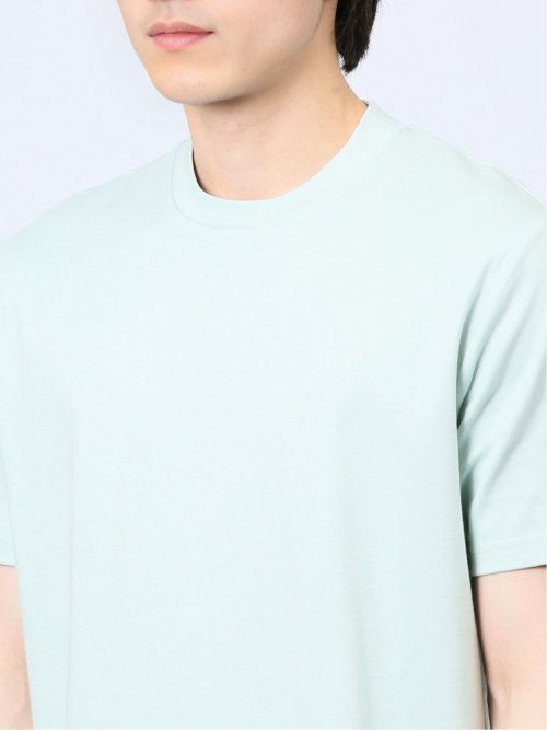 【DRESS T-SHIRT】綿ストレッチ クルーネック半袖Tシャツ