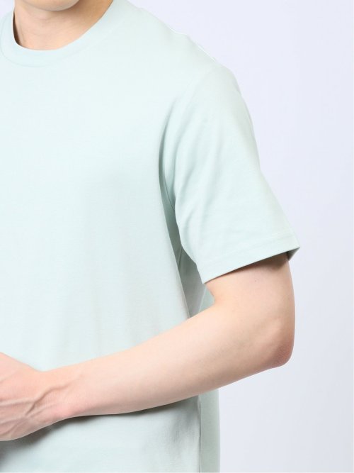 【DRESS T-SHIRT】綿ストレッチ クルーネック半袖Tシャツ