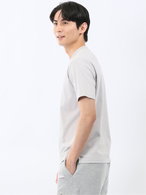 【DRESS T-SHIRT】シルケットスムス スロープネック 半袖Tシャツ