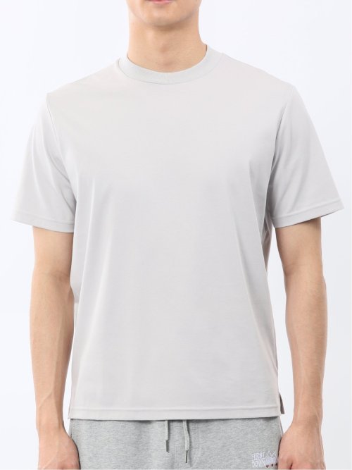 【DRESS T-SHIRT】シルケットスムス スロープネック 半袖Tシャツ