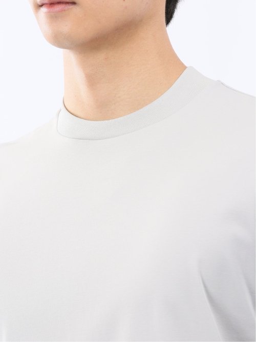【DRESS T-SHIRT】シルケットスムス スロープネック 半袖Tシャツ