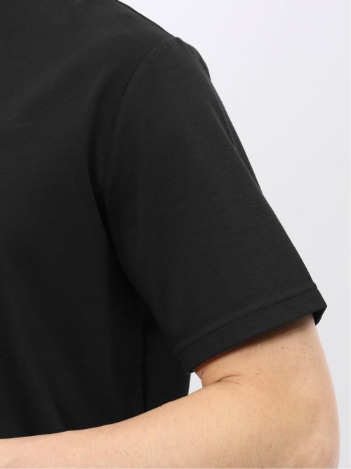 【DRESS T-SHIRT】シルケットスムス スロープネック 半袖Tシャツ