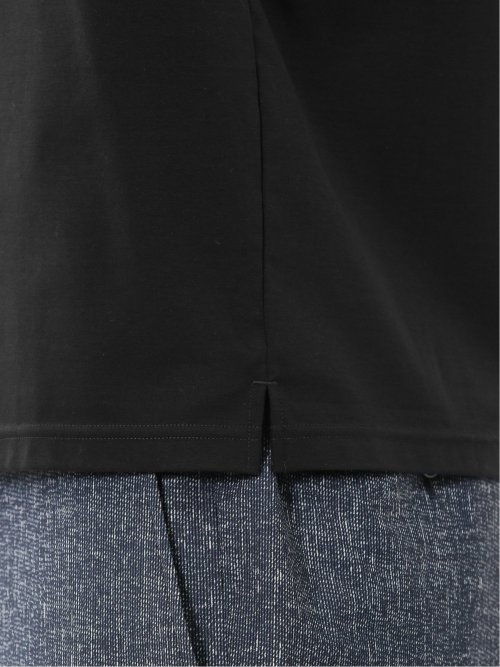 【DRESS T-SHIRT】シルケットスムス スロープネック 半袖Tシャツ