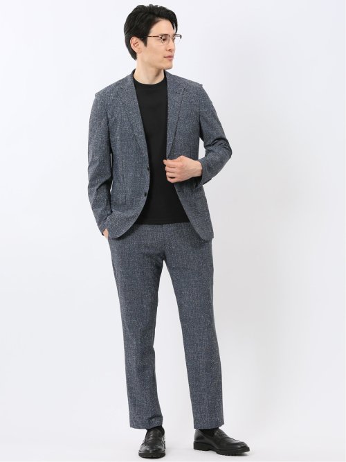 【DRESS T-SHIRT】シルケットスムス スロープネック 半袖Tシャツ