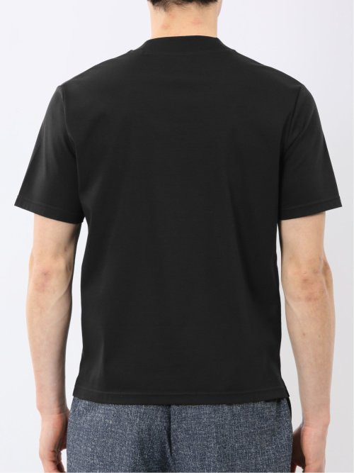 【DRESS T-SHIRT】シルケットスムス スロープネック 半袖Tシャツ