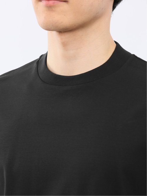 【DRESS T-SHIRT】シルケットスムス スロープネック 半袖Tシャツ