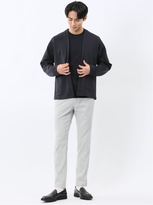 【DRESS T-SHIRT】シルケットスムス スロープネック 半袖Tシャツ