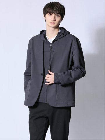 circle motion JERSEY ノーカラージャケット(セットアップ可能)