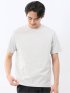 【DRESS T-SHIRT】綿ストレッチ ボーダー クルーネック半袖Tシャツ