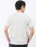 【DRESS T-SHIRT】綿ストレッチ ボーダー クルーネック半袖Tシャツ