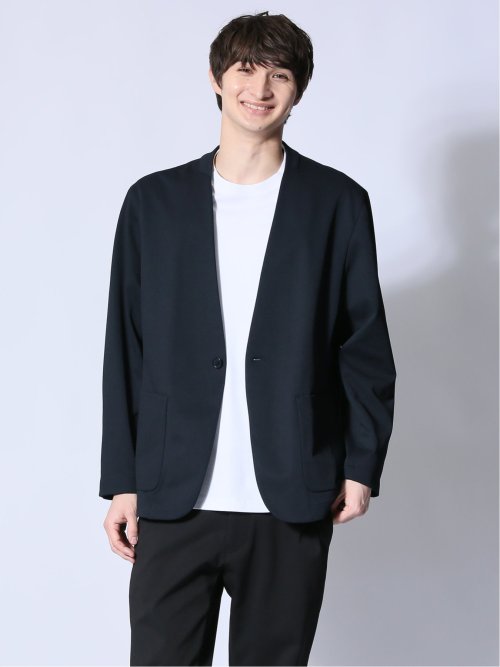circle motion JERSEY ノーカラージャケット(セットアップ可能)