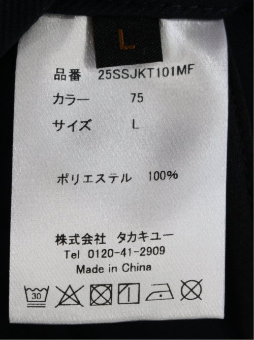 circle motion JERSEY ノーカラージャケット(セットアップ可能)