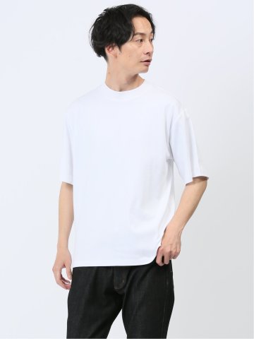 【DRESS T-SHIRT】綿ストレッチ オーバーサイズ 半袖Tシャツ