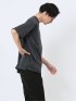 【DRESS T-SHIRT】綿ストレッチ オーバーサイズ 半袖Tシャツ