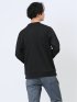 【DRESS T-SHIRT】綿ストレッチ Vネック長袖Tシャツ