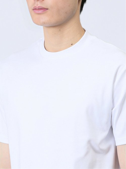 【DRESS T-SHIRT】綿ストレッチ クルーネック半袖Tシャツ