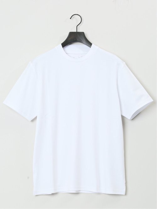 【DRESS T-SHIRT】綿ストレッチ クルーネック半袖Tシャツ