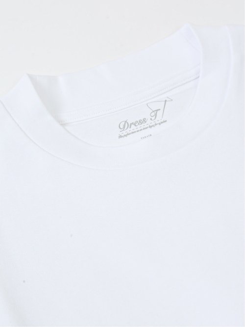 【DRESS T-SHIRT】綿ストレッチ クルーネック半袖Tシャツ