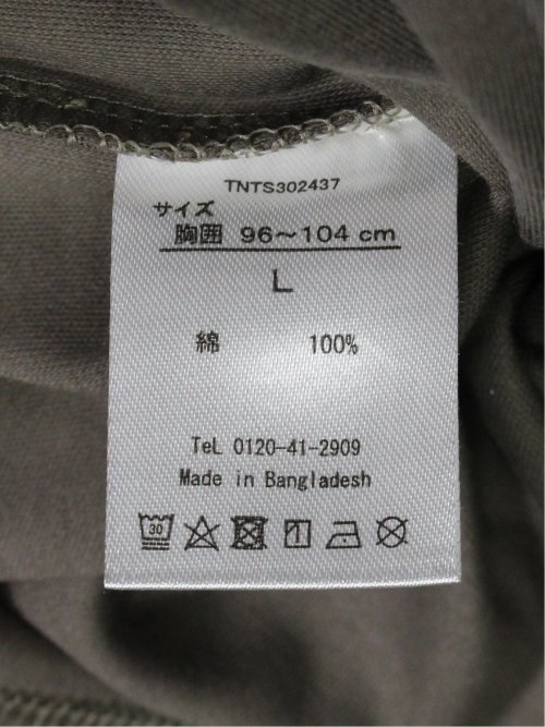 【DRESS T-SHIRT】綿ストレッチ クルーネック半袖Tシャツ