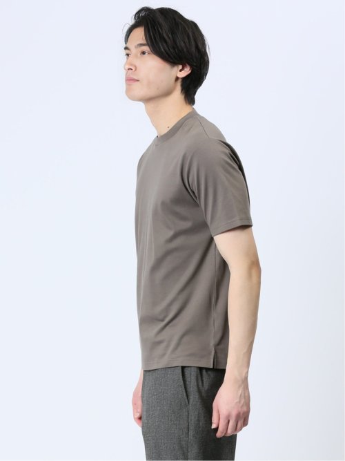 【DRESS T-SHIRT】綿ストレッチ クルーネック半袖Tシャツ