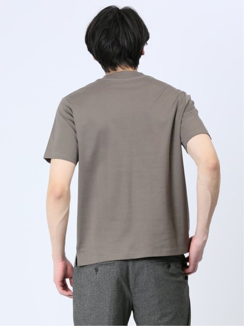 【DRESS T-SHIRT】綿ストレッチ クルーネック半袖Tシャツ