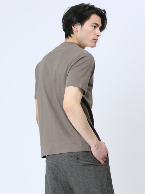 【DRESS T-SHIRT】綿ストレッチ クルーネック半袖Tシャツ