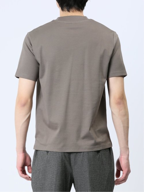 【DRESS T-SHIRT】綿ストレッチ クルーネック半袖Tシャツ