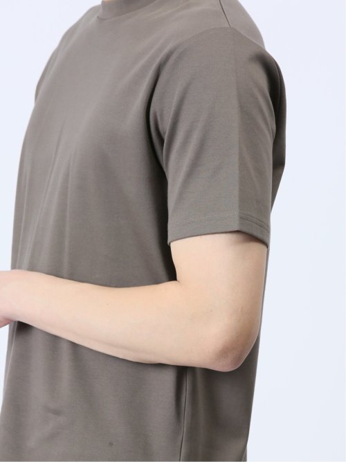 【DRESS T-SHIRT】綿ストレッチ クルーネック半袖Tシャツ