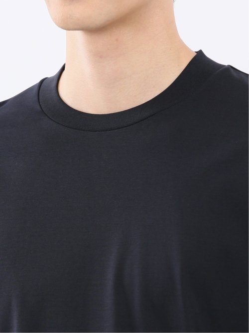 【DRESS T-SHIRT】シルケットスムス スロープネック 長袖Tシャツ