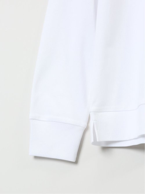 【DRESS T-SHIRT】綿ストレッチ モックネック長袖Tシャツ