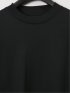【DRESS T-SHIRT】綿ストレッチ モックネック長袖Tシャツ