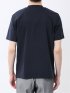 【DRESS T-SHIRT】綿ストレッチ スロープネック半袖Tシャツ
