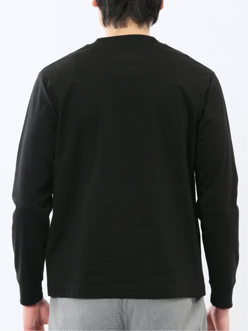 【DRESS T-SHIRT】シルケットスムス スロープネック 長袖Tシャツ