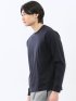 【DRESS T-SHIRT】シルケットスムス スロープネック 長袖Tシャツ
