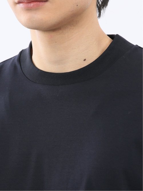 【DRESS T-SHIRT】シルケットスムス スロープネック 長袖Tシャツ