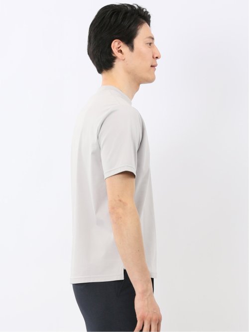 【DRESS T-SHIRT】シルケットスムス スロープネック 半袖Tシャツ