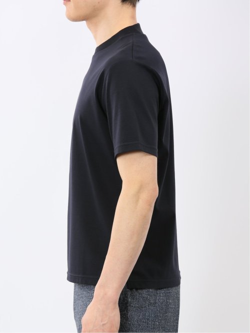 【DRESS T-SHIRT】シルケットスムス スロープネック 半袖Tシャツ