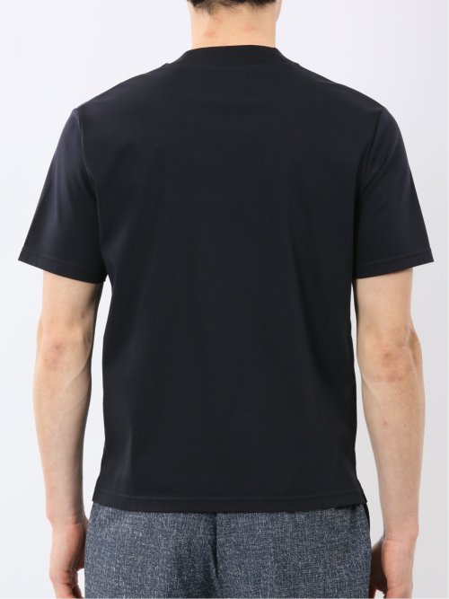 【DRESS T-SHIRT】シルケットスムス スロープネック 半袖Tシャツ