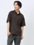 【DRESS POLO-SHIRT】綿ストレッチ オーバーサイズ 半袖ポロシャツ