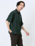 【DRESS POLO-SHIRT】綿ストレッチ オーバーサイズ 半袖ポロシャツ