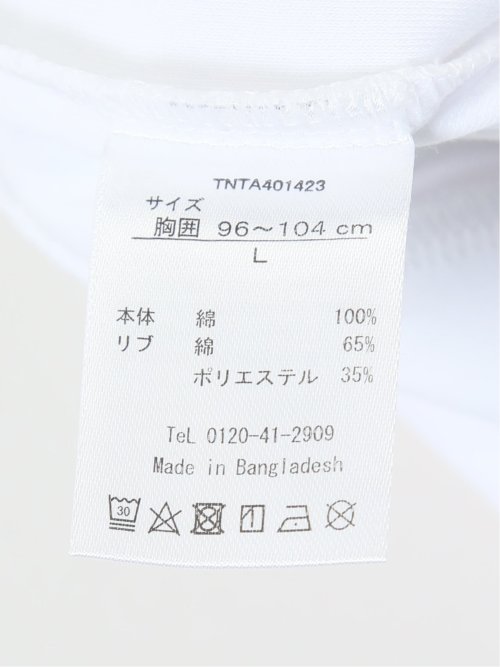 【DRESS T-SHIRT】綿ストレッチ スロープネック長袖Tシャツ