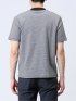 【DRESS T-SHIRT】綿ストレッチ クルーネック半袖Tシャツ ボーダー