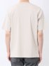 ストレッチ ニット衿 クルーネック半袖Tシャツ
