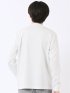 Tシャツ メンズ 長袖 ストレッチ UV 綿 コットン 無地 シルケット スムス モックネック ドレスT